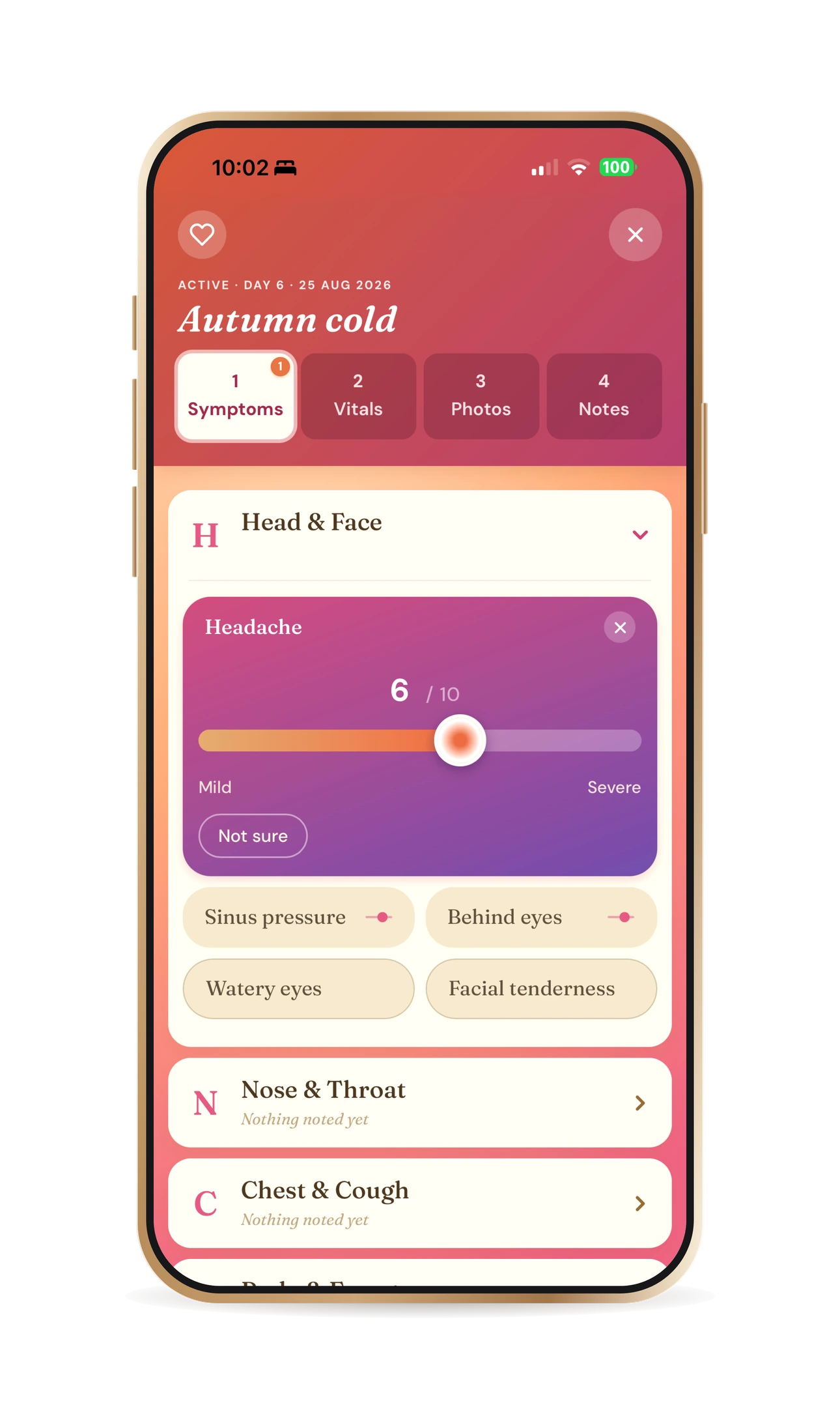 The Underweather app